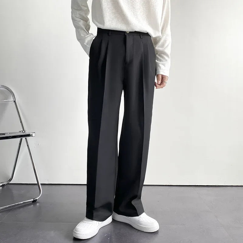 Men’s Korean Wide-Leg Pants