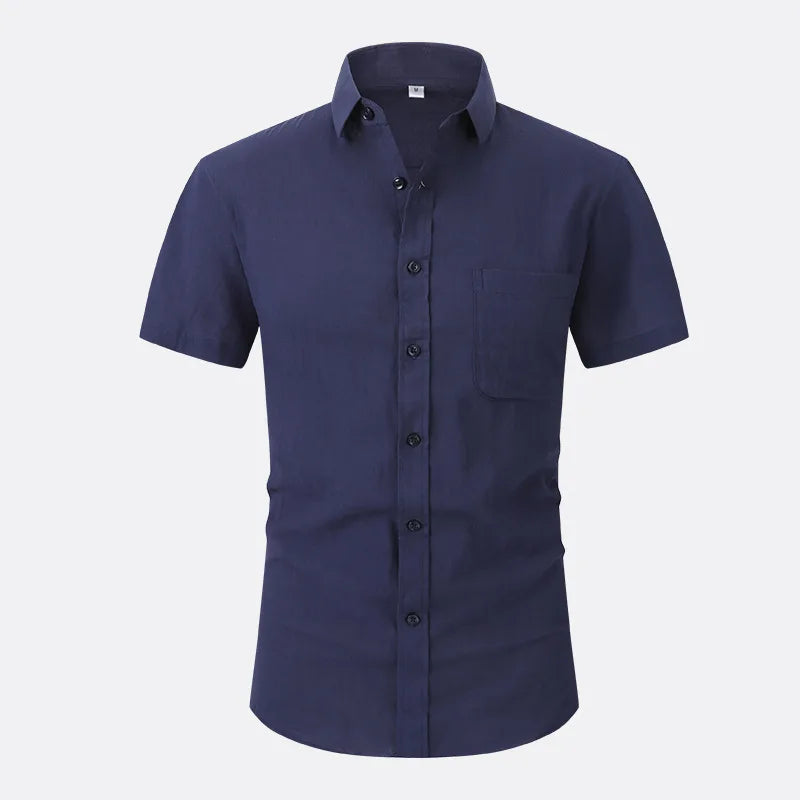 Anti-wrinkle men's shirt