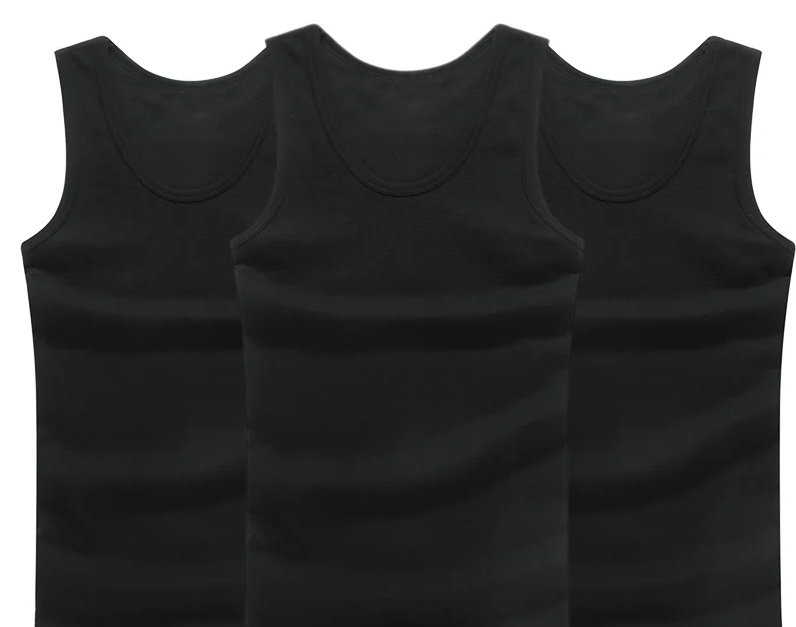 Trendy Sleeveless Undershirts – 3-Pack Sports Shirts
