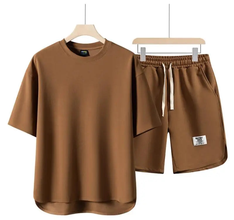 Stylish Summer Set for Men – Streetwear with Openwork Design