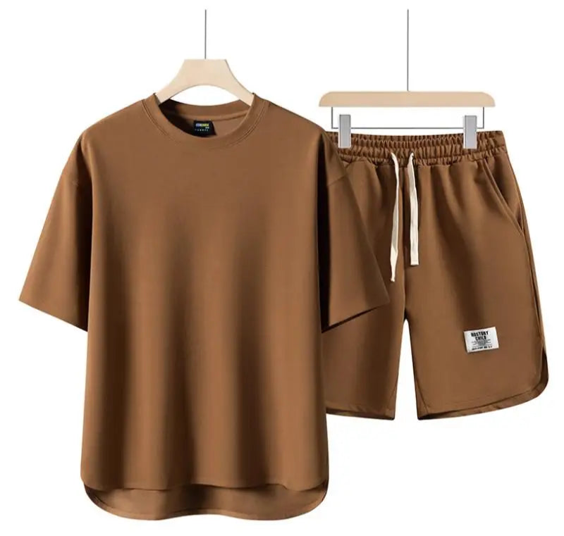 Stylish Summer Set for Men – Streetwear with Openwork Design