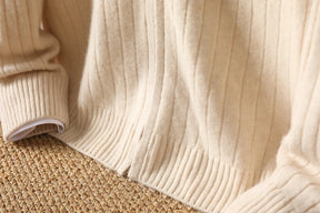 Merino Wool Zip Cardigan