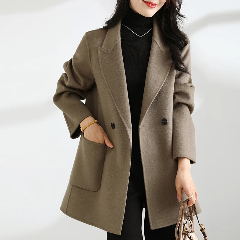 Dames Jas met Zakken – Moderne Look