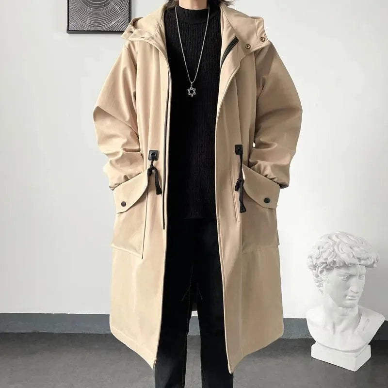 Windbreaker trench coat