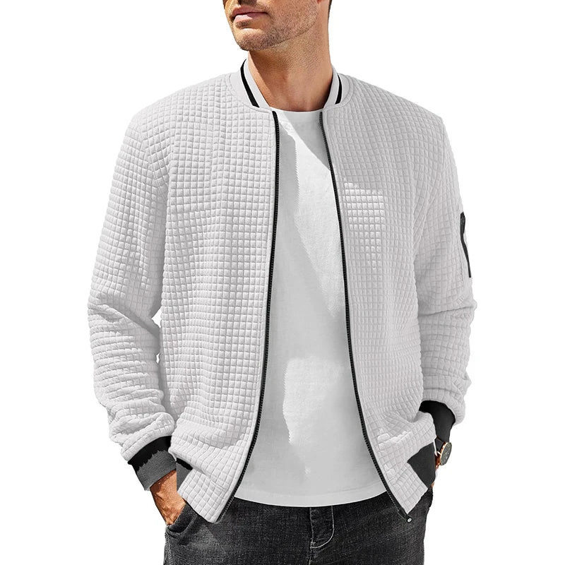 Men's jacket with zipper
