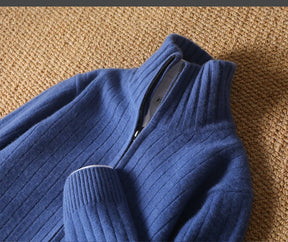 Merino Wool Zip Cardigan