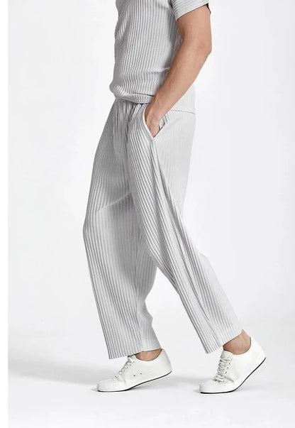 Men's Summer Pants - Loose Straight Fit Streetwear Pants