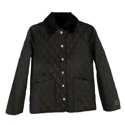 Straight Cut Quilted Puffer Coat