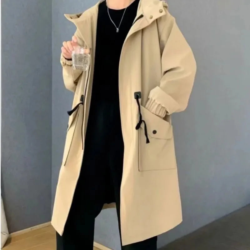 Windbreaker trench coat