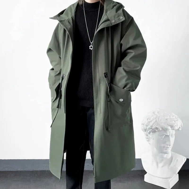 Windbreaker trench coat