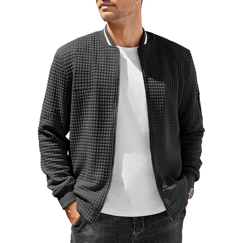 Men's jacket with zipper