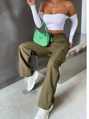 Women’s High Waist Cargo Joggers