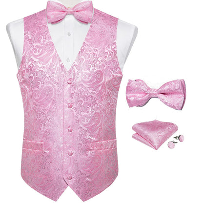 Paisley Tuxedo Vest Set