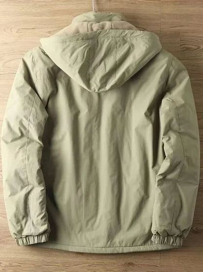 Men's Plain Coat - Stylish and Cozy