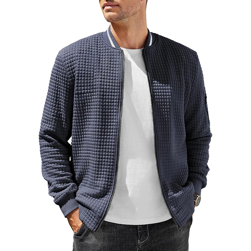 Men's jacket with zipper