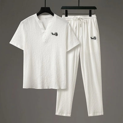 Casual Men's Two-Piece Set - Summer Fashion Loose Fit