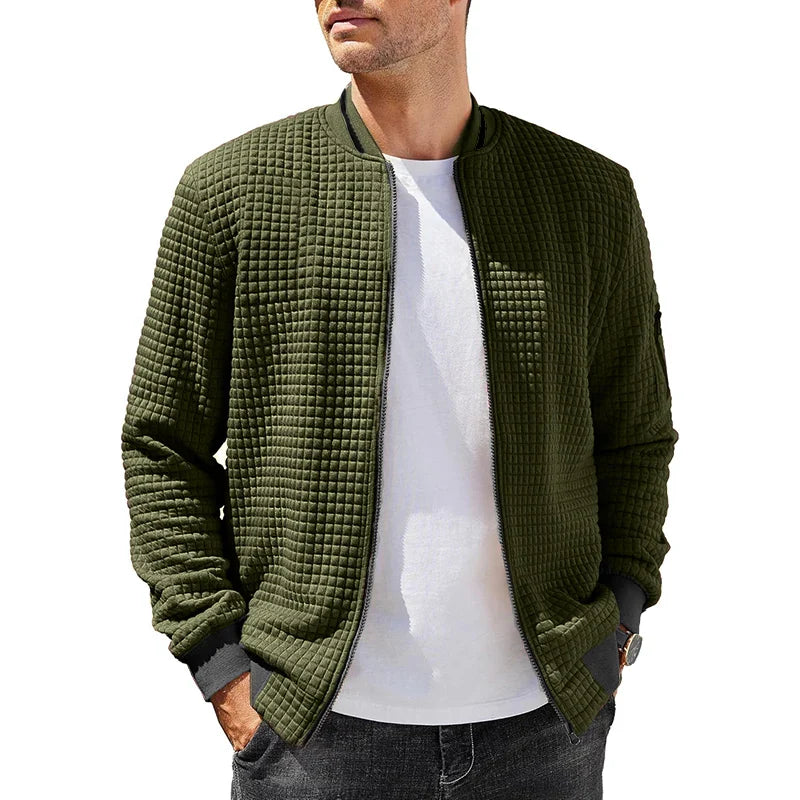 Men's jacket with zipper