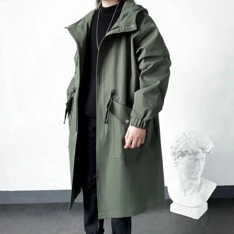 Windbreaker trench coat