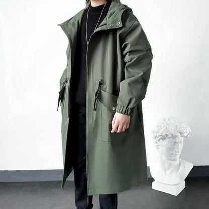 Windbreaker trench coat