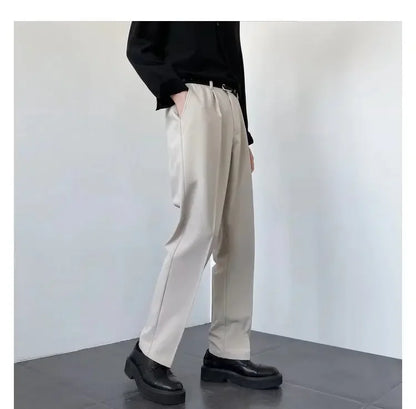 Men’s Korean Wide-Leg Pants