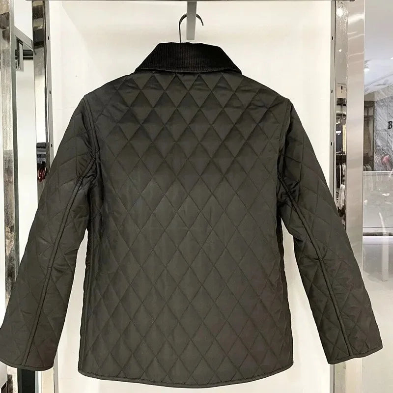 Straight Cut Quilted Puffer Coat