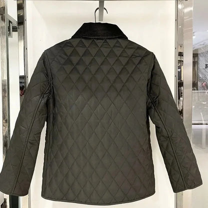 Straight Cut Quilted Puffer Coat