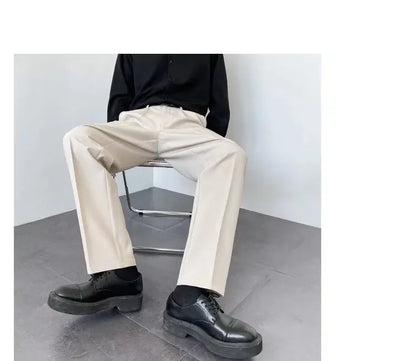 Men’s Korean Wide-Leg Pants
