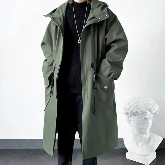 Windbreaker trench coat