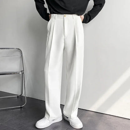 Men’s Korean Wide-Leg Pants