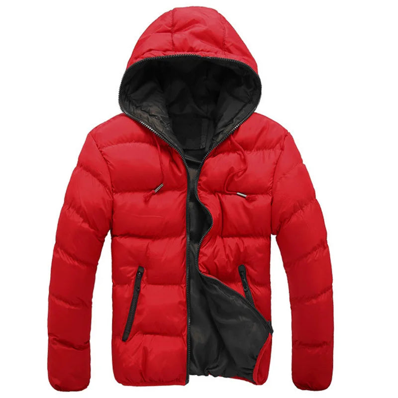 Men's Parka Jacket with Hood