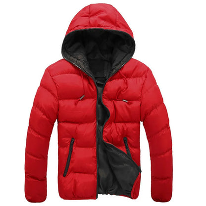 Men's Parka Jacket with Hood