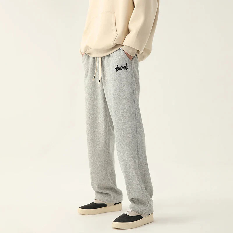 Men's Straight Fit Jogging Pants – Casual Drawstring Pants