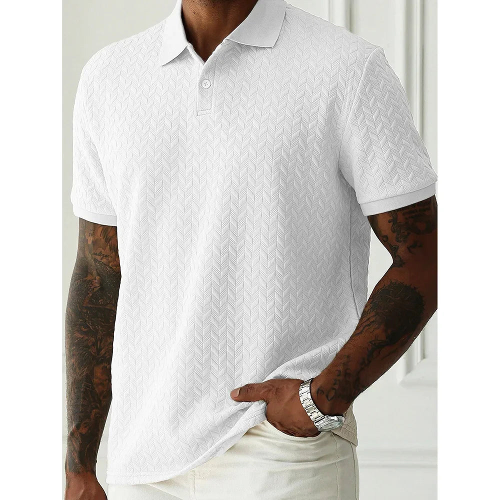 Men's Fashion Polo Shirt – Heavy & Modern Design