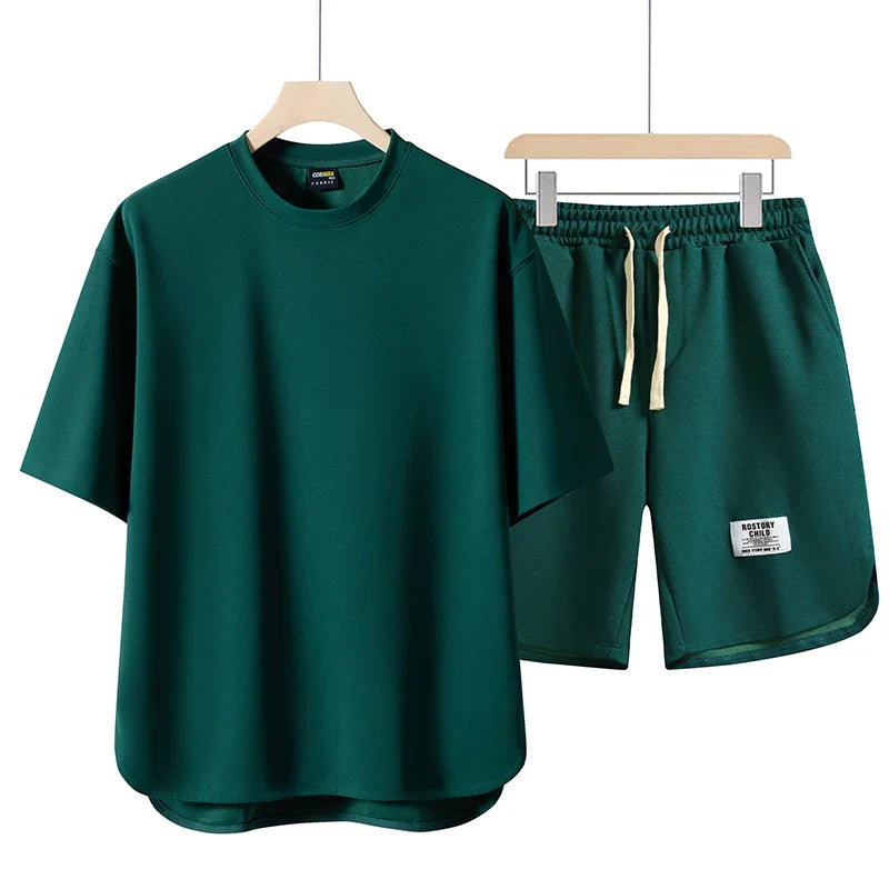 Stylish Summer Set for Men – Streetwear with Openwork Design