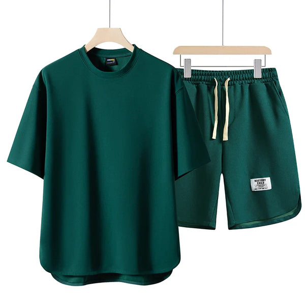 Stylish Summer Set for Men – Streetwear with Openwork Design