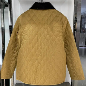 Diamond Quilted Puffer Coat