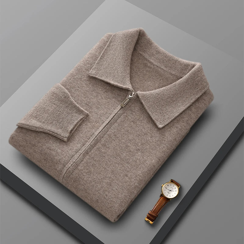 Gebreid Vest met Rits – Moderne Look