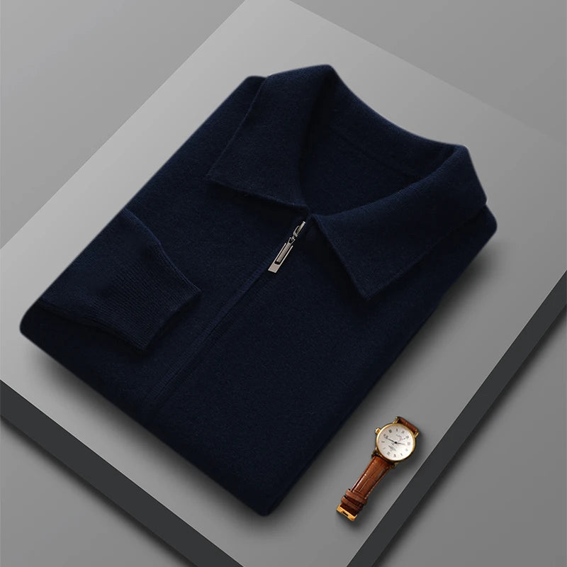 Gebreid Vest met Rits – Moderne Look