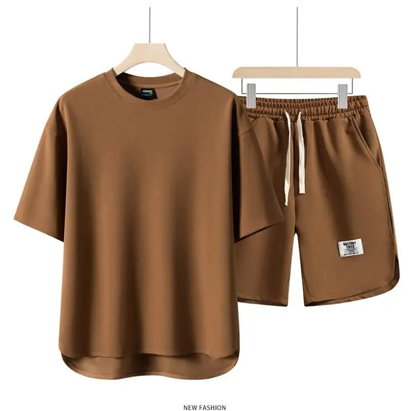 Stylish Summer Set for Men – Streetwear with Openwork Design