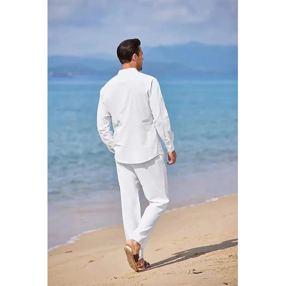 Men's Suit in Solid Color – Minimalist & Trend-Oriented