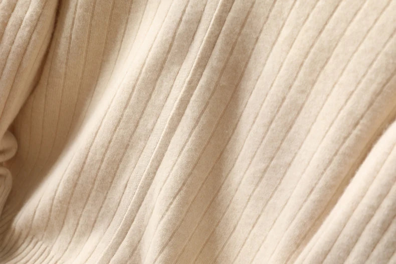 Merino Wool Zip Cardigan