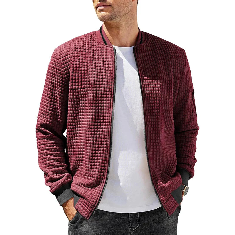 Men's jacket with zipper