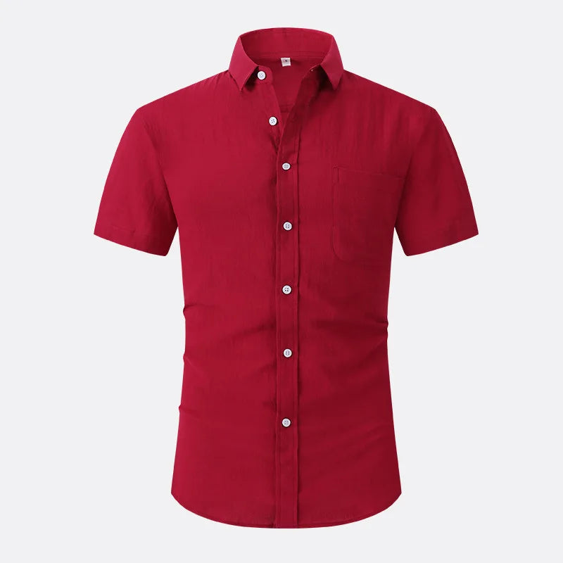 Anti-wrinkle men's shirt