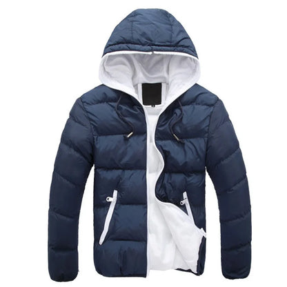 Men's Parka Jacket with Hood