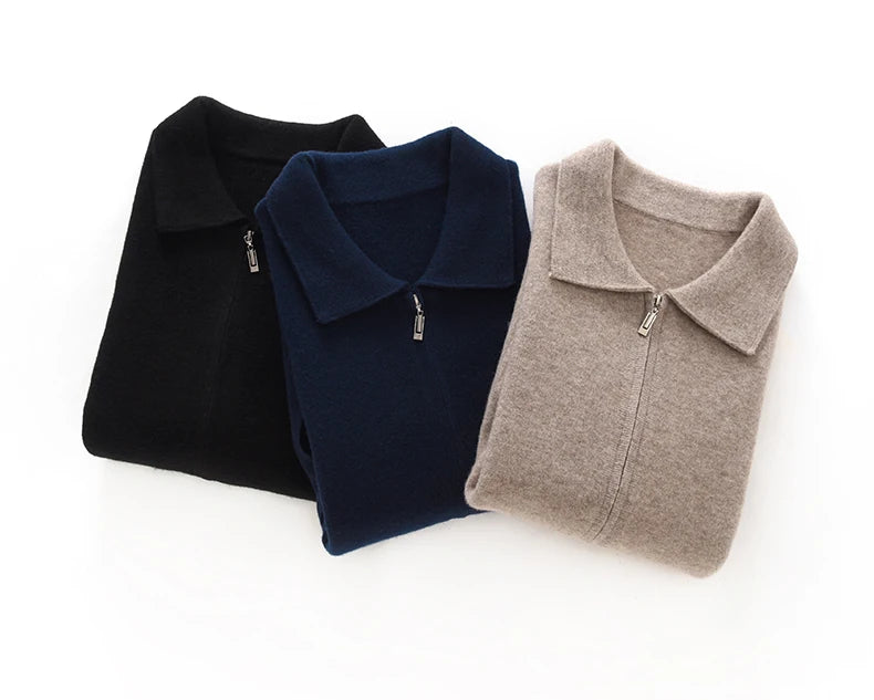 Zip Knit Cardigan – Modern Look