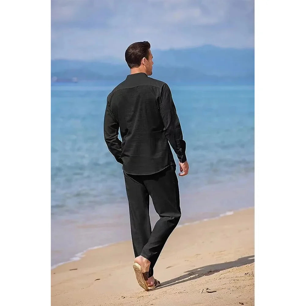 Men's Suit in Solid Color – Minimalist & Trend-Oriented