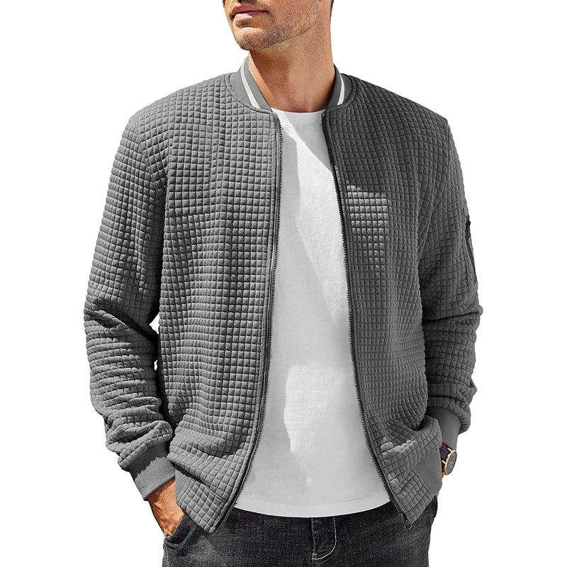Men's jacket with zipper
