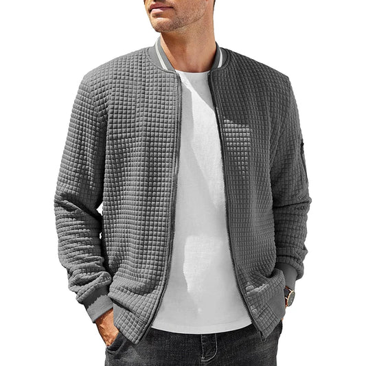 Men's jacket with zipper