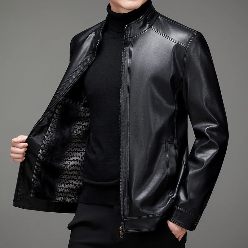 Faux Leather Jacket